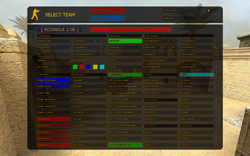 Screenshot des RCONGUI v2.06